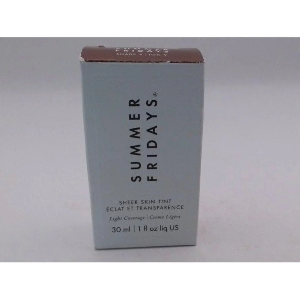Summer Fridays - Sheer Skin Tint , Shade 9,  1 Fl Oz, BNIB